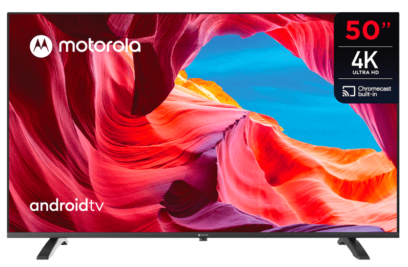 Smart Led Tv 4k 50" Motorola MT50Y003A1B