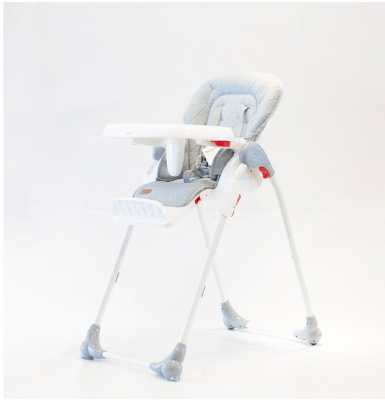 Silla Comer Bebesit 6600-e Gris Cemento