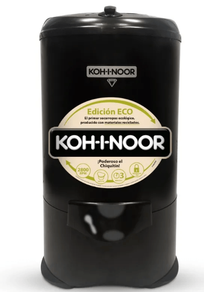 Secarropas Centrífugo Ecológico Koh-I-Noor N-755/Eco 5,5 Kg Negro