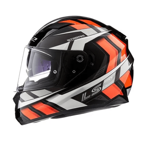 CASCO LS2 320 EVO LOOP NARANJA/NEGRO TALLE XL
