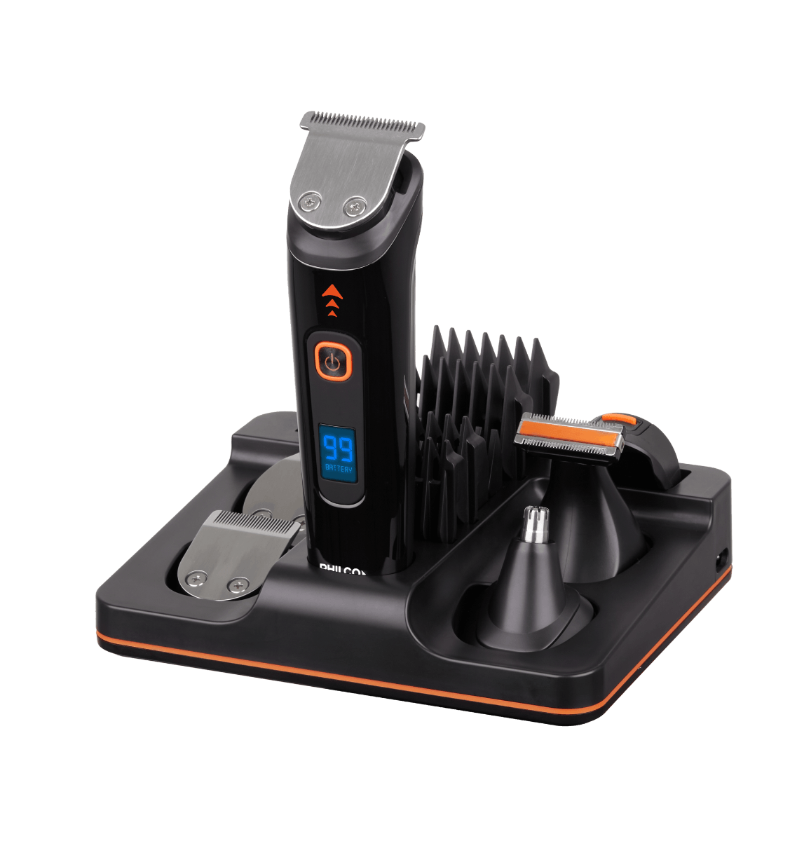 Corta Pelo Inalámbrica Philco Grooming Kit 5 en 1