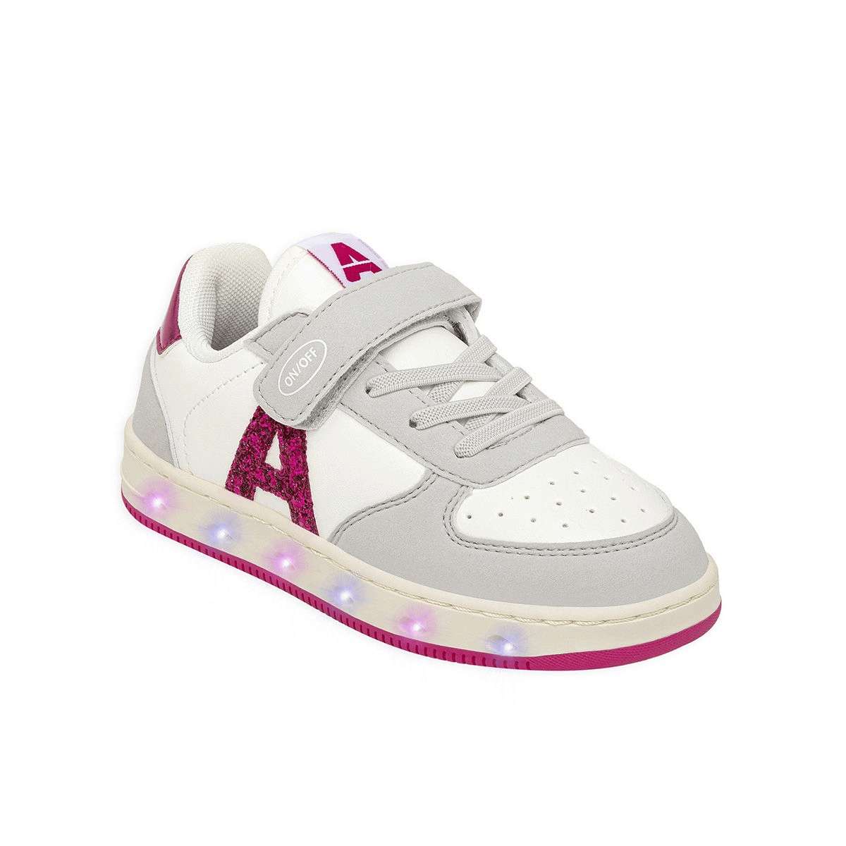 Boston Blanco-Fucsia Infantil