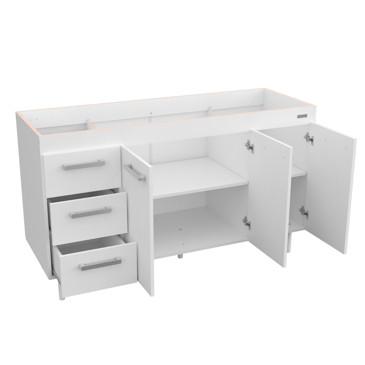 Bajo Mesada Sin Bacha Mueble Cocina Mosconi Express 1,40 Mts Mosconi EXPRESS COCINA 10134