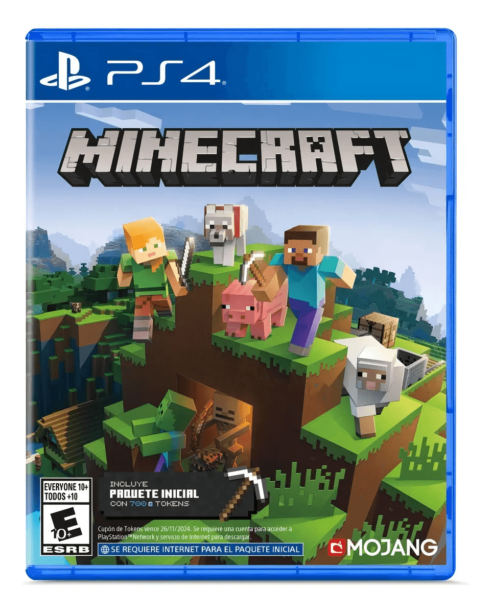 Videojuego PS5 Minecraft  Físico PlayStation 4