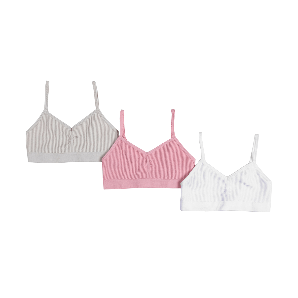 Pack x3 Corpiños Girls Attitude Morley Liso Infantil
