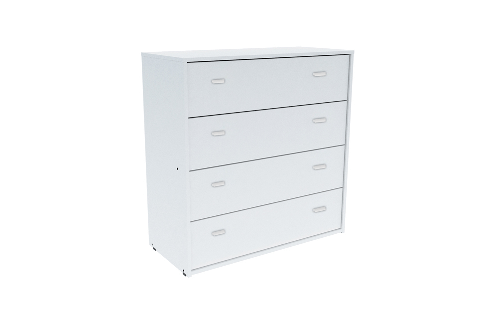 Cómoda 4 Cajones Mosconi Nature 80966 Blanco