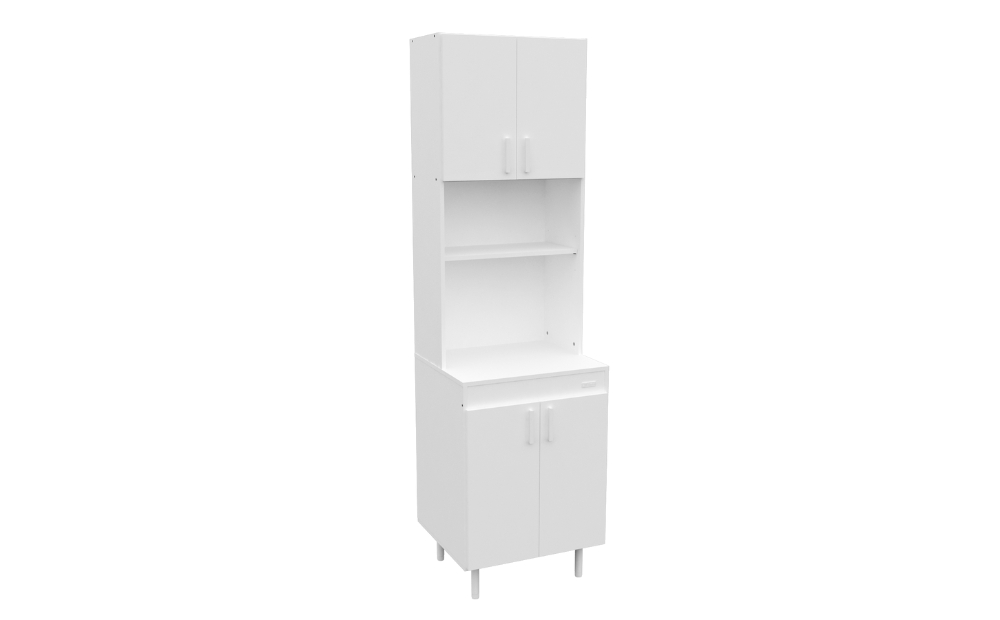 Aparador Columna Cocina 4 Puertas Mosconi 10155 Blanco