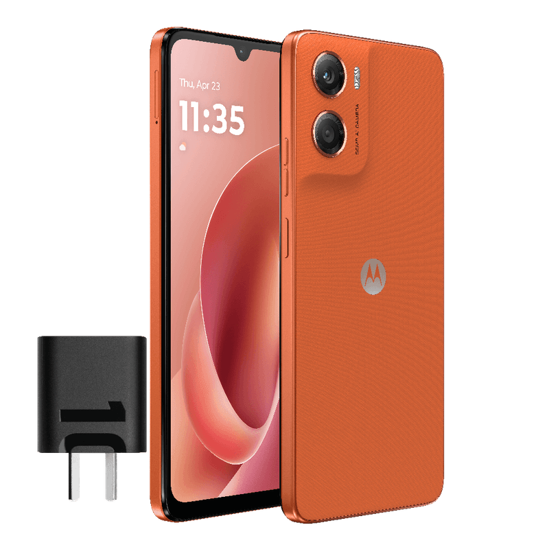 Celular Motorola Moto G06  4GB 64GB NFC Naranja